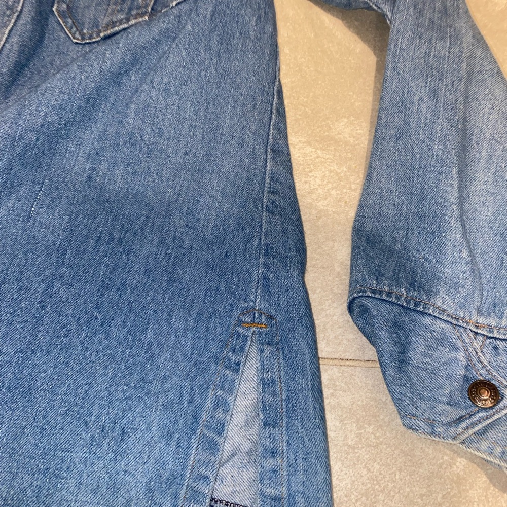 Vintage oversized denim shirt - Picture 3 of 4